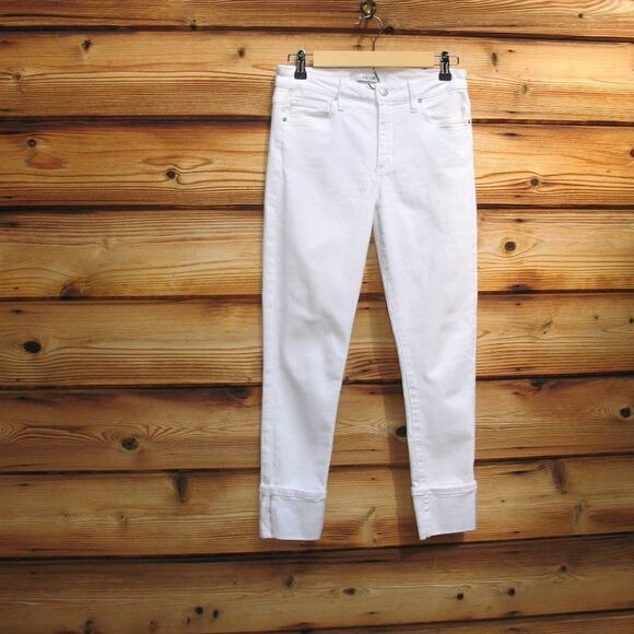 Joe's Jeans Cuff Mid Rise Crop Jeans - Picture 2 of 9